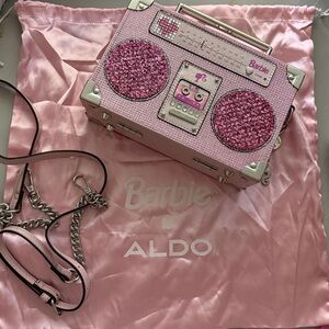 Aldo Pink Barbie Boombox limited Edition Purse